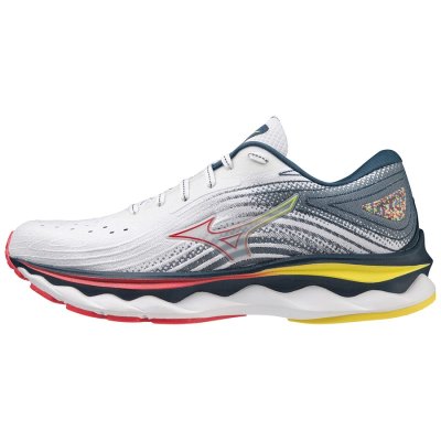 Zapatillas Para Correr Mizuno WAVE Sky 6 Mujer Blancos / Rojos / Grises - Chile M359WCQSOJ